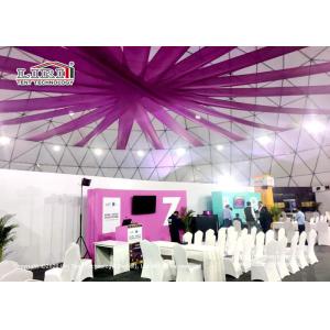Steel Frame Geodesic Dome Outdoor Event Tents 40m Diameter