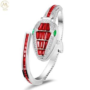 Modern Quartz Wristwatch Women′s Watch with Diamond Clamshell