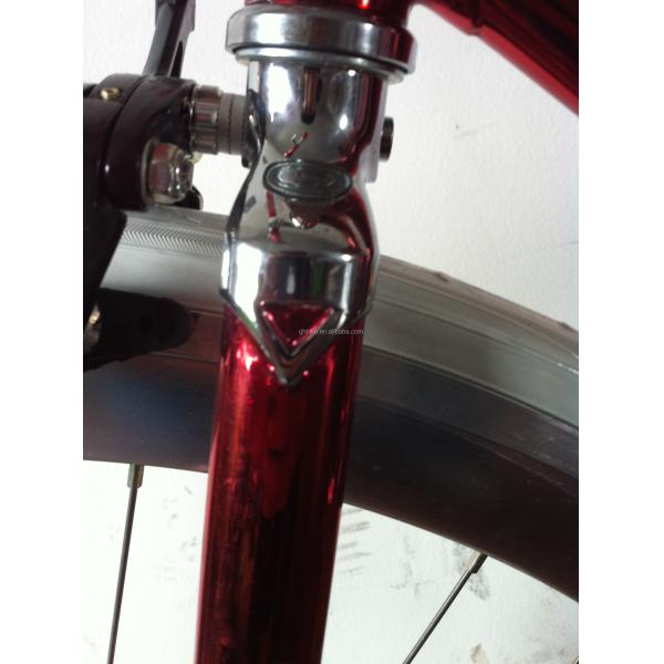 700C Lugged 4310 CR-MO Steel Frame Fork Vintage Single Speed Fixed Gear Road Bar Bike