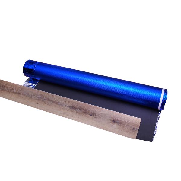Buy SGS Aluminum Film EVA Foam Underlayment Blue 3mm Foam Underlay at wholesale prices