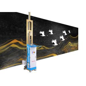 China Rail Liftable 3d Wall Printer , Automatic Wall Picture Painting Machine on sale