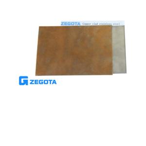 High Durability Copper Clad Stainless Steel Plate Good Fatigue Resistance