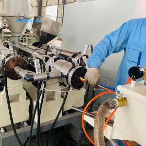 75 rpm Single Screw Extruder PLA Straw Making Machine 7.5kw