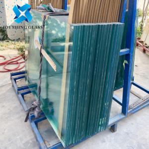 Customized 13.14mm Euro Grey Tempered Laminated Glass Balcony