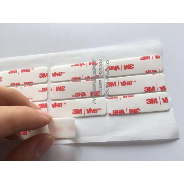 Buy 55236 Paper Custom Die Cutting Waterproof Acrylic Double Sided Tape 0.12mm Thickness at wholesale prices