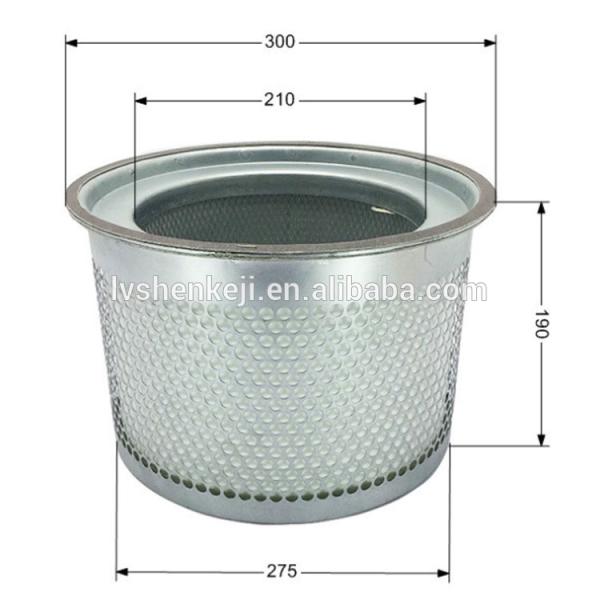 Fiber Glass Air Compressor Filter Oil And Gas Separator AS2458