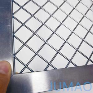 Exterior Diamond Steel Wire Mesh Room Divider Architectural Partitions