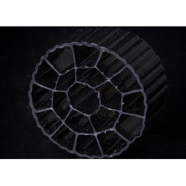 popular black color virgin HDPE material MBBR bio media for industry waste water