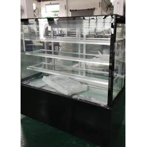 Sliding Glass Marble Base Cake Display Chiller With Heater Defrost