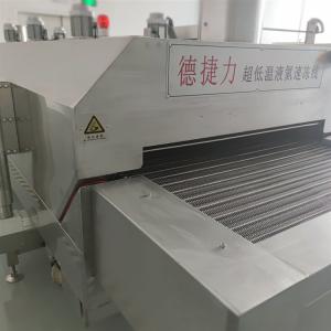 Freeze Chicken Tunnel Fast Freezer Conveyor For Shock Freezer Flash Freezer