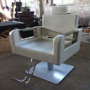 China salon chair ,hairdressing chair ,hydraulic chair, stainless steel armrest chair on sale