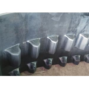 Black Track Loader Rubber Tracks 42 Link Lightweight 380 X 102 X 42mm