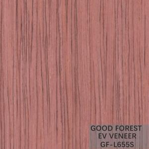 Straight Grain Engineered Wood Veneer EV Bubinga Veneer Plywood