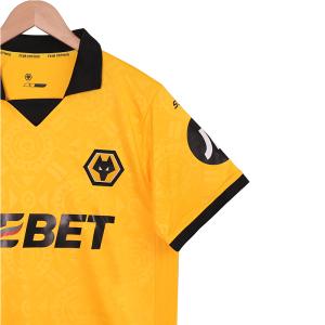 Wolves 2025-2026 Home Jersey - Breathable Polyester Football Shirt