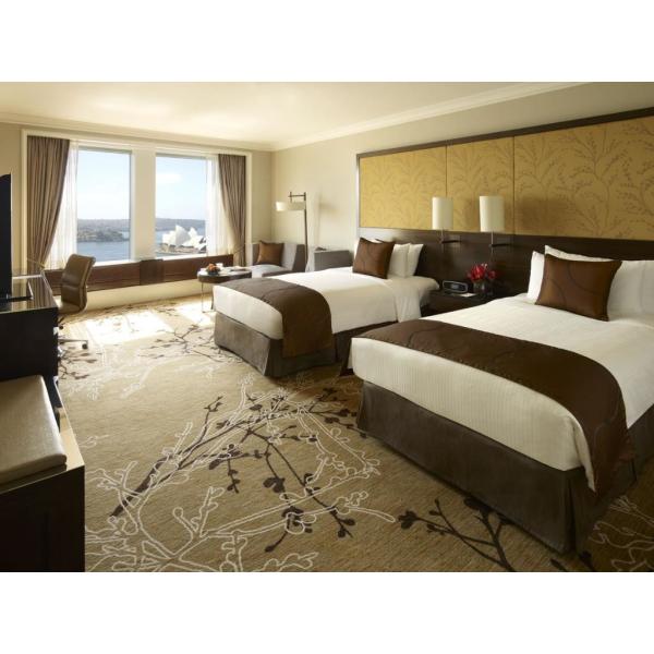 Buy Kampot luxury hotel design of inner furniture for Guestroom by King size bed with desk table and Sofa chair at wholesale prices