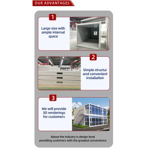 Prefab Folding House Folding Container House With Roof Balcony