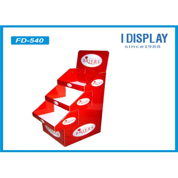 Eco - Friendly Cardboard POP Displays , Supermarket Cardboard Cake Stand