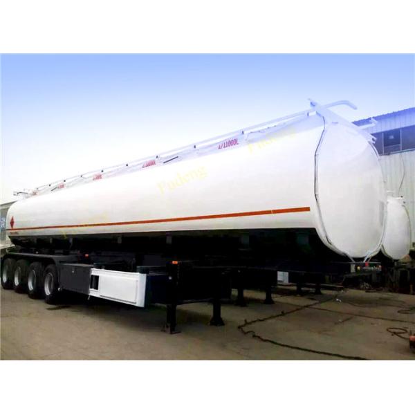 Crude Oil Tank Semi Trailer Fuel / petroleum 50000 liters Steel Petro Tanker Semi Trailer