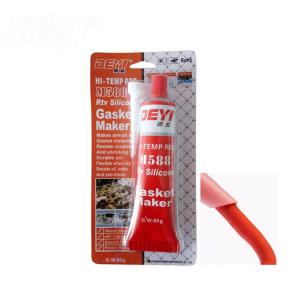 ISO9001 Certified Red Acid RTV Silicone Gasket Maker 85g For Sealing Application