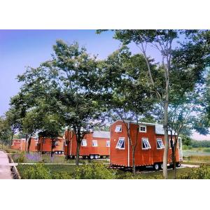 Camping Travel Trailer Integrated Prefabricated Tiny House Prefab Light Steel