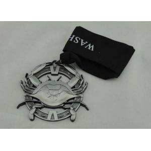 3D Nickel Ribbon Medals Without Enamel For Carnival