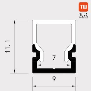6063 Aluminum Alloy Surface Mounted LED Profile with Bending Decoiling