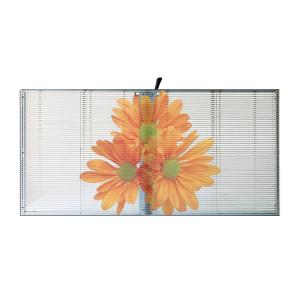 32768dots/Sqm Flexible Transparent LED Window Display Screen For Advertising