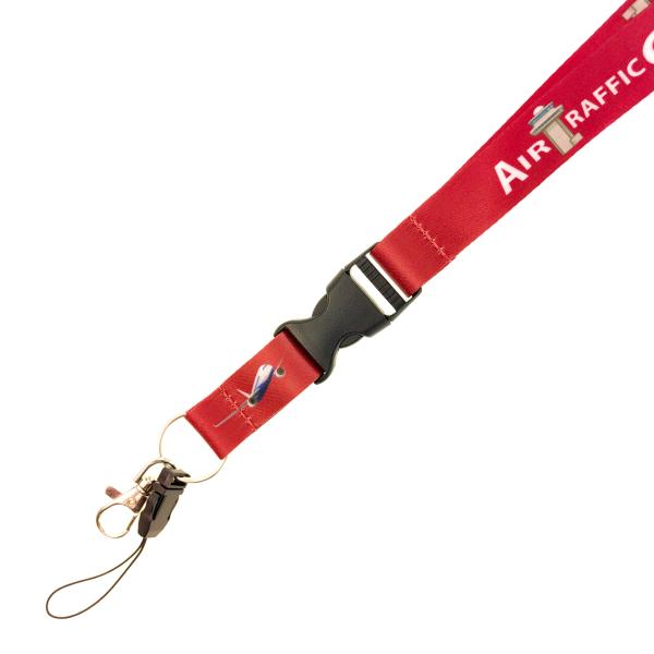 Vibrant Red Custom Promotional Lanyards Lightweight Lanyard Promotional Products