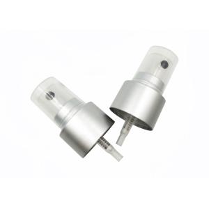 Aluminum Fine Mist Pump Sprayer Recyclable With Black Nozzles