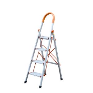 Folding 4 Step 4 Rungs Household Aluminium Ladder
