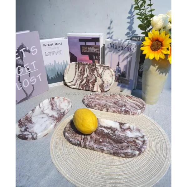 Modern Calacatta Viola Marble Vanity Sink for Big Slab Kitchen Countertops and Sinks