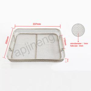 Quality Surgical Instrument Baskets , Metal Mesh Basket For Medical Sterilization for sale