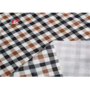 Warp 180-220gsm Polyester Tricot Knit Fabric Custom Clothing Printing