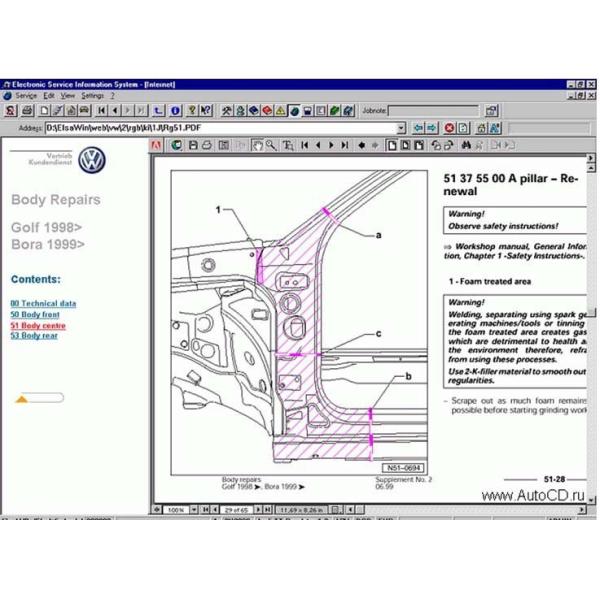 ELSAWIN 4.0 Automotive Diagnostic Software For Audi / VW / SKODA / SEAT