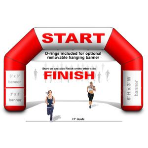 Customized Race Advertising Gate Airtight Events Air Archway Inflatable Start