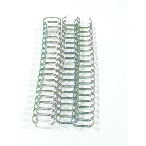 Rainbow Metal Spiral Coil , Electroplating Book binding Wires