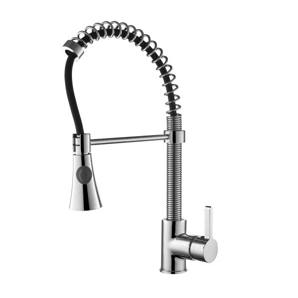 Buy Kitchen Sink Tap Flexible Kitchen Faucet Brass Material Polished at wholesale prices