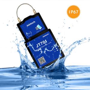 Smart GPS Tracking Padlock 2G 4G Remote Unlock OEM With Temper Alarm