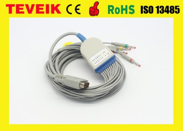 Buy Edan EKG Cable for SE-12 Express SE-3 SE-601A DB 15 pin 10 leads wire at wholesale prices