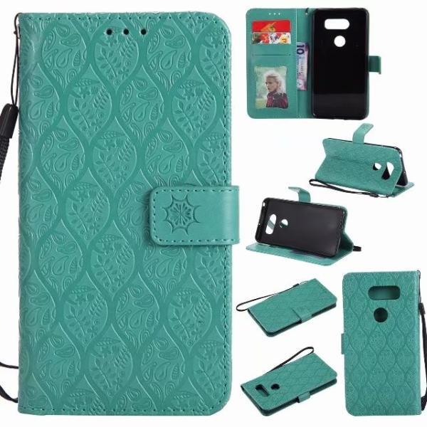 Buy LG V30 Leather Protective Case with Flower Embossed Pattern at wholesale prices
