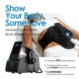 Quality EMS Muscle Building Body Sculpting 13 Tesla Electromagnetic Waves Machine for sale