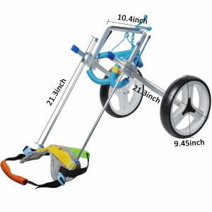 16-20.5'' Disabled Dog Hind Leg Wheelchair Small Doggie Wheelchair