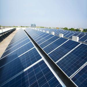 Hot Dip Steel Sandwich Inclined Frameless Solar Panel Roof Mounting Systems