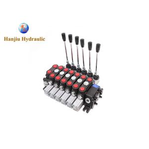 Quality Dcv100 Sectional Mobile Directional Valves 4 Way 3 Position Spring Return Manual Control 100 L/M for sale