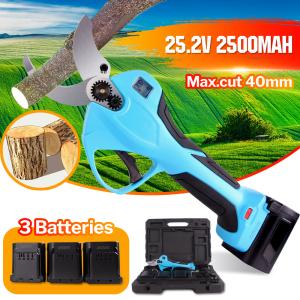 40mm 경량 휴대용 전기 전정 가위 배터리 원예 전정 가위