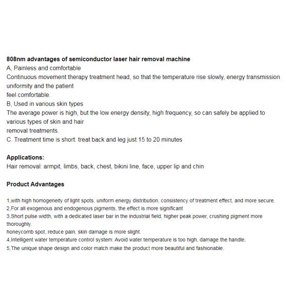 2 in 1 808 nm Diode Laser Hair Removal Laser Tattoo Removal Machine Instrument