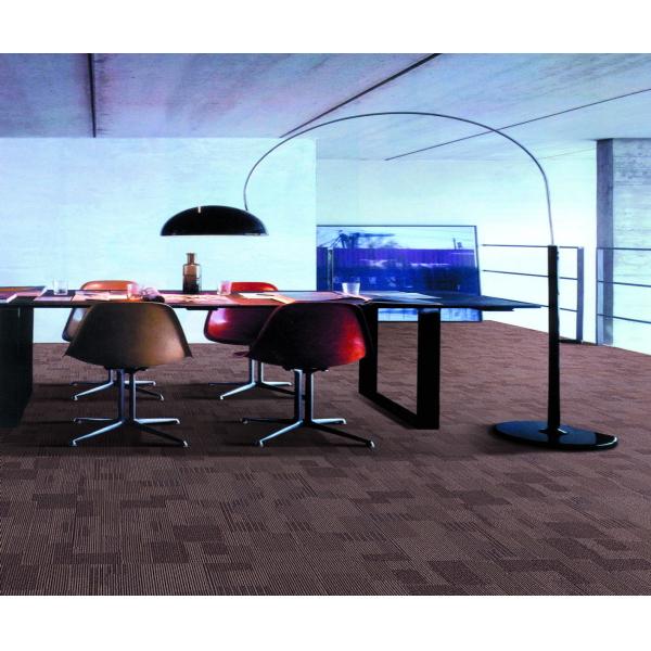 Buy Nylon Office Carpet Flooring / Flexible Pvc Flooring Pile Height 3.5-4.5mm at wholesale prices