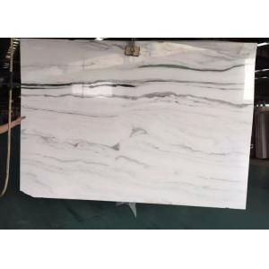 Wall Natural Stone Marble Tiles , 2.7g/Cm³ Density Large White Marble Floor