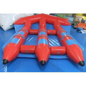 Quality Funny Red Inflatable Water Toys , PVC InflatableFlyfish for Water Sport Game for sale