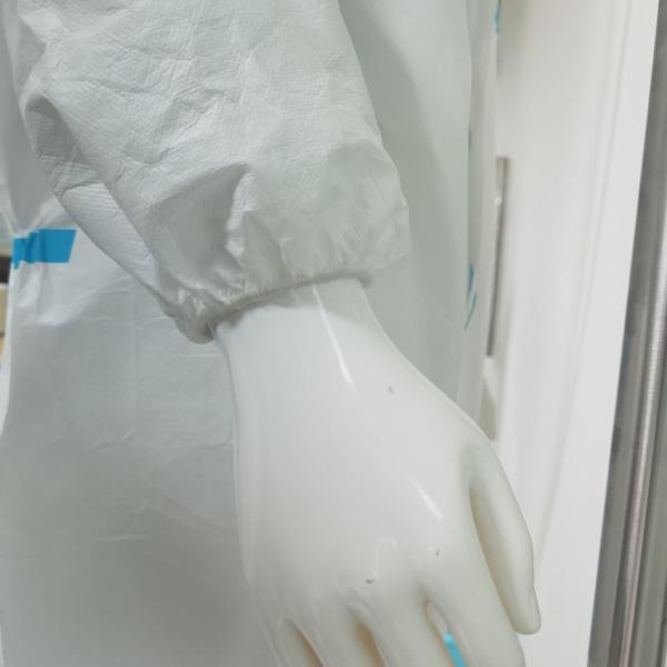 CE Type4/5/6 Cat3 Wholesale Waterproof Anti-Static Protective Coveralls with Tape